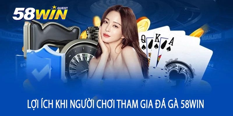 Lợi Ích Khi người Chơi Tham Gia Đá Gà 58win